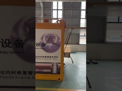 場所内に固められた UV CIPP 設備の設置 小径の下水道 修理 掘削なし