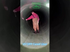 紫外線UV 固化 CIPP 装置 地下下排水管の修理