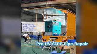 UV CIPP 非開削パイプ修理システム DN200 ～ DN1800