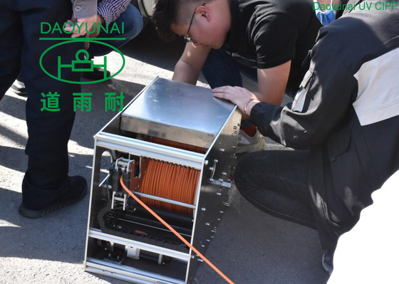 管の点検地方自治体ネットワークの大きい直径のための携帯用主流の下水道のクローラー カメラ