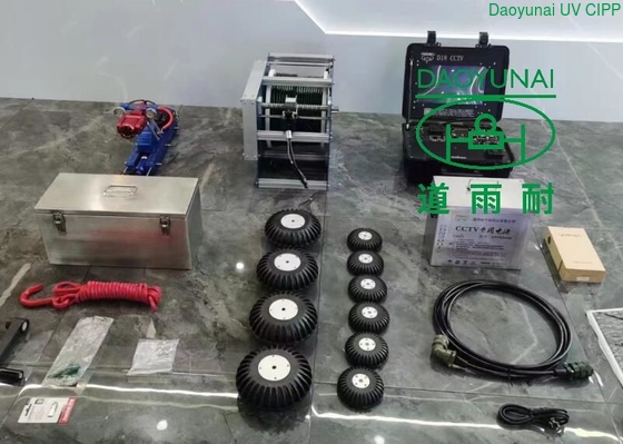 建築業者のための遠隔クローラーCctvのカメラの下水管の点検下水管の速い用具