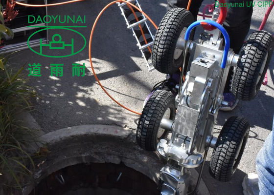 管の点検地方自治体ネットワークの大きい直径のための携帯用主流の下水道のクローラー カメラ