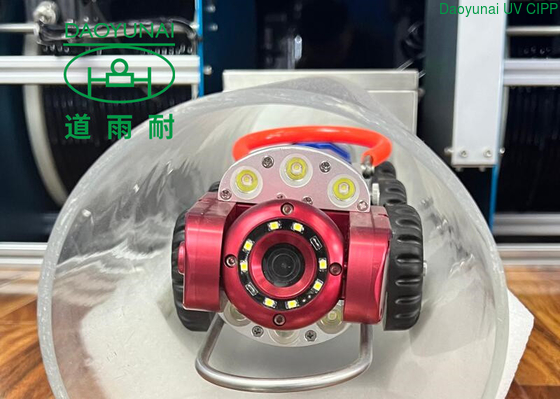 下水道の点検クローラー カメラ システム小型CCTVの小さい管DN200-400を流出させなさい