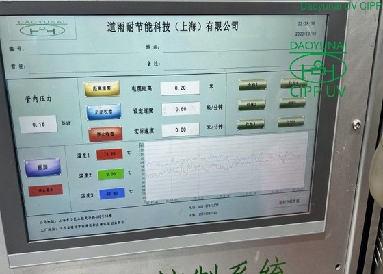 紫外線CIPP trenchless修理地下の管のための統合された理性的な装置